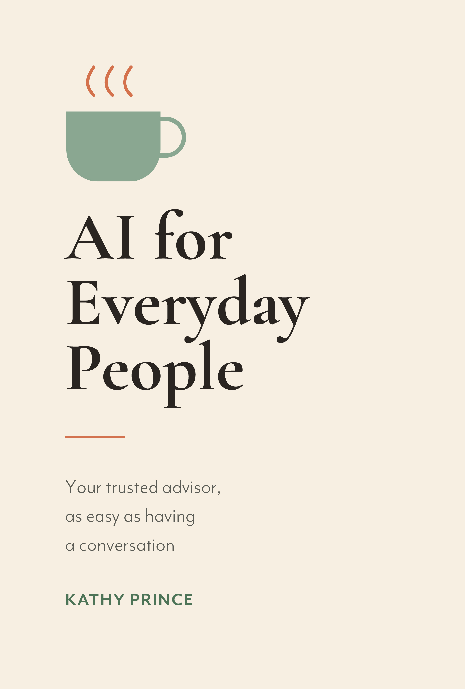 AI for Everyday People — book cover by Kathy Prince